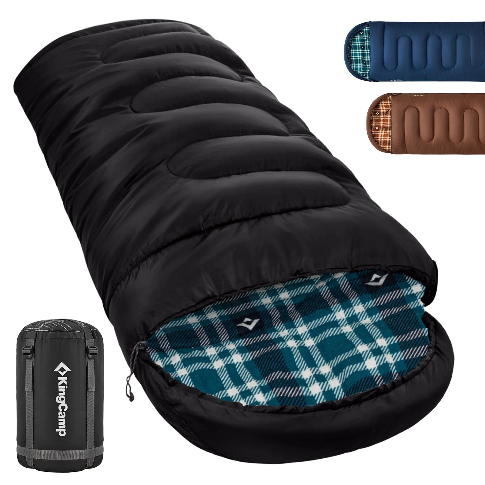 KingCamp Flannel Sleeping Bag Warm 3-4 Seasons,Lightweight Waterproof Indoor & O
Opens in a new wind
