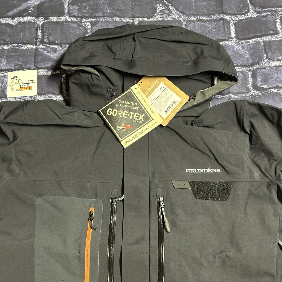 GRUNDENS PORTAL GORE-TEX WADING JACKET SIZE 3XL 10212-001-0013