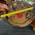This is a 12” decorative silver-plated Diwali thali. Perfect for collectors — photo 5
