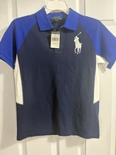 Polo Ralph Lauren Shirt Kids M 10-12 Polo Short Sleeve Big Pony NWT