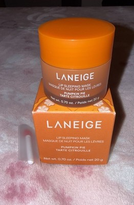 Laneige Pumpkin Pie Lip Sleeping Mask 20g/0.7oz. Full Size New In Box