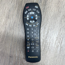 Panasonic EUR511501 Remote Control Gray TV VCR DBS DVD Wireless Handheld NO BATT