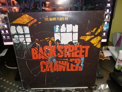 BACK STREET CRAWLER. '' THE BAND PLAYS ON '' LP UK 1975. ATLANTIC LABEL. ORIG.