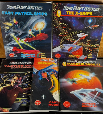 High Grade STAR FLEET BATTLES Task Force Games Lot TREK rpg Ships Book Captain 1