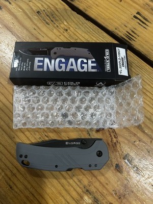 Cold Steel  Engage 3.5   Grey 30DPLD-10BGY Atlas Lock  G-10 AUS-10A Knife