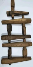 Lot of 5 Wooden Wood Wine Whiskey Beer Barrel Bung Tap Spigot 