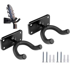 2 Pack Guitar Wall Hanger Guitar Mount Hook Holder Violin Rack Stand Display