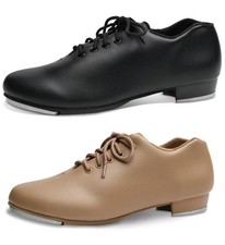 Kids Oxford Tap Shoes Danz N Motion Unisex Unisex Black or Tan