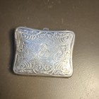 FB Sterling Silver Art Nouveau Decor Cigarette Case 1900 1940