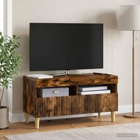 Led-Tv-Schrank Arnhem 81 X 35 X 43 Cm Raucheiche Holzwerkstoff