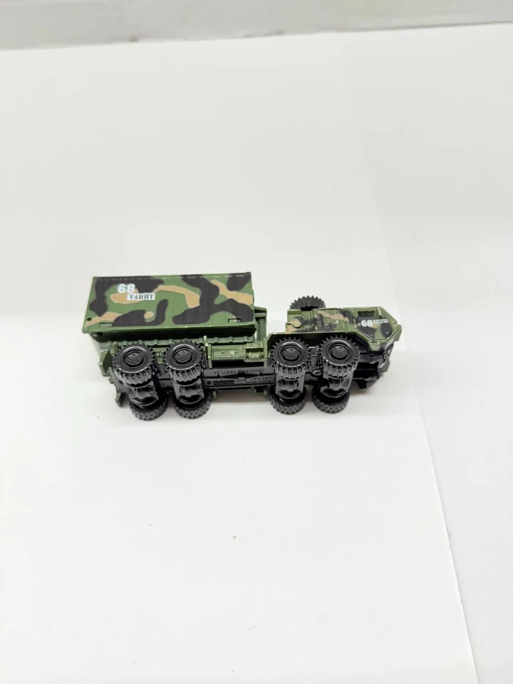 Camión cisterna Matchbox Oshkosh HEMTT A4 militar verde camuflaje 2010 piezas móviles Foto 4 de 4