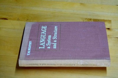 Language-a system and a structure., V. M Solntsev:, Very Good Book