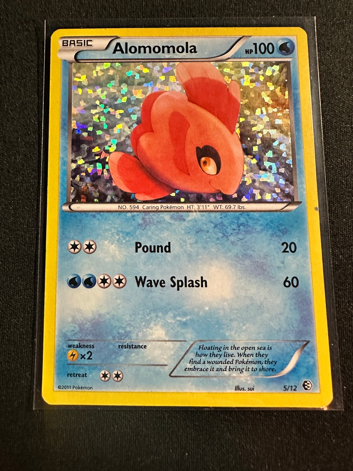 Alomomola - 5/12 005/012 Holo Promo McDonald's Promos 2011 NM