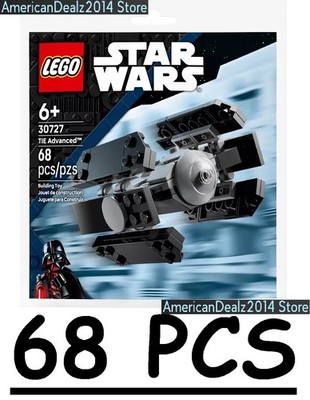 LEGO Star Wars TIE Advanced Polybag 30727 - 68 PCS NEW SEALED!!