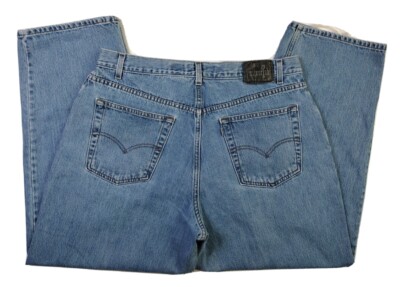 Vintage Levis Silvertab Baggy Jeans 38 x 30 Medium Wash Y2K