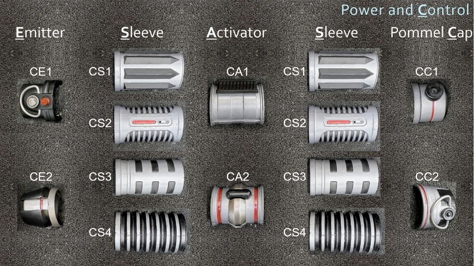 Peças de sabre de luz Disney's Galaxy's Edge sucata de metal QUALQUER PEÇA Savi's Workshop - Imagem 2 de 4