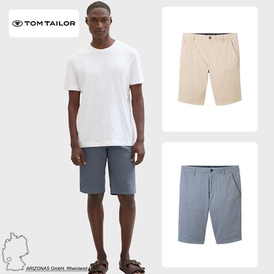 Pantaloni corti da uomo TOM TAILOR Chino Slim Fit Comfort Estivi