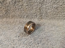1983 Kennedy Half Dollars size 11 -1/2 coin ring handmade mixed metals