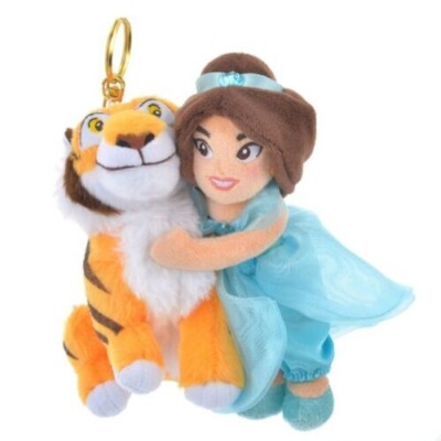 Disney Jasmine & Rajah Plush Keychain Happy Hug Anime Goods JP. | eBay
