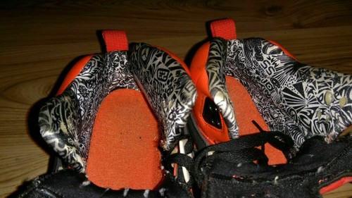 NIKE JORDAN AIR SPIZIKE NEW YORK KNICKS HITOP TRAINERS 315371-805 2011 NBA US13 - Picture 5 of 9
