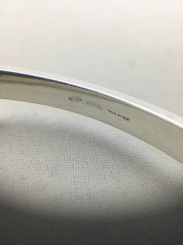 GUCCI 4-row Bangle Bracelet Silver 925 #861 - Picture 6 of 6