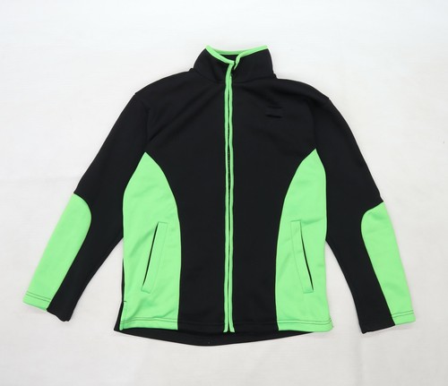 Asda Womens Black Rayon Full Zip Jumper 