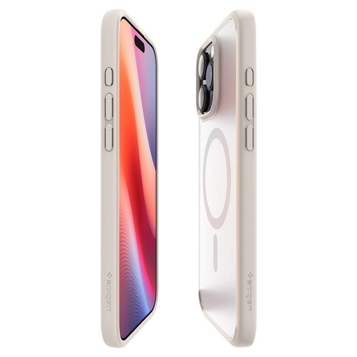For iPhone 16/ Pro/ Max Plus 16e Case SPIGEN Ultra Hybrid MagSafe Clear Cover - Picture 35 of 169