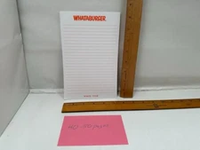 Whataburger Notepads Notes Desk **READ**