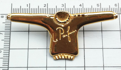 Broche (pin's) Vintage Signée Sonia Rykiel Paris - Métal Doré (laiton) - Occasion