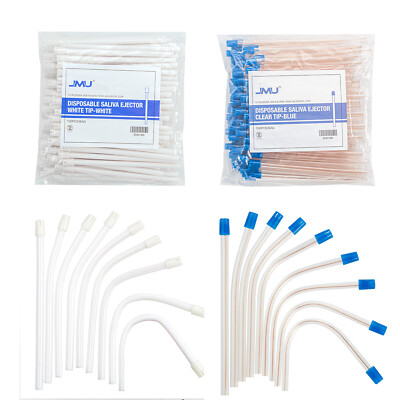 Up to 2000pcs JMU Dental Disposable Saliva Ejectors Evacuation Suction Tips