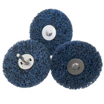 100mm ROTARY POLYCARBIDE ABRASIVE DISC RUST & PAINT REMOVAL DEBURRING WHEEL XY