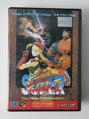 Super Street Fighter II 2 Sega Mega Drive Genesis Japan Import Capcom Fighting