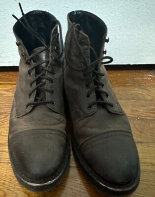 Thursday Boots Captain Lace Up Boot Tobacco Stormking Lug Sole