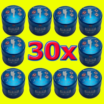 CAMPINGMAN 30x Gas Kartusche Gaskartuschen 190g Stechkartusche Campingkocher Gaskocher