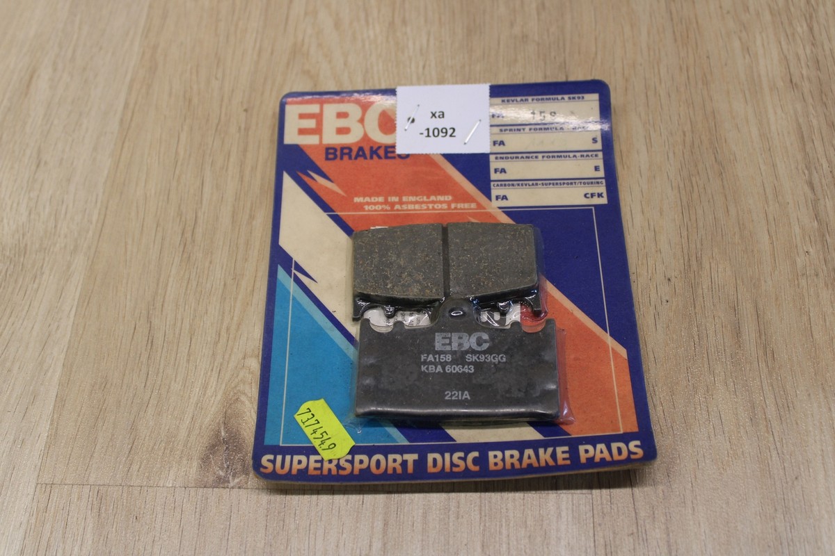 EBC FA158 Bremsbelag Brake Pads Neu new old stock NOS xa1092 | eBay