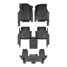 TuxMat Custom Floor Mats for Jeep Grand Cherokee L 7-Seater - 2021-2027