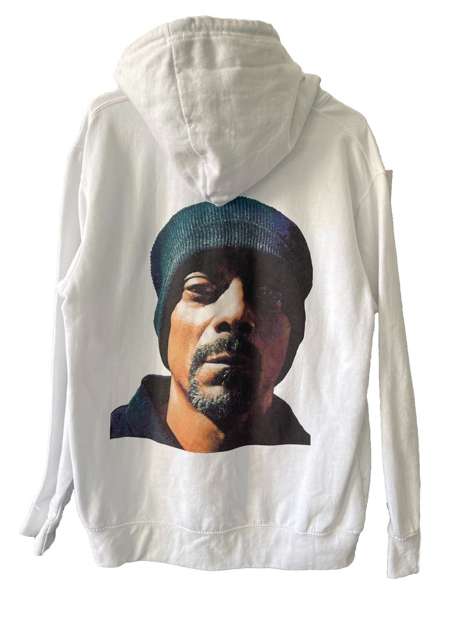 Death Row Records Hoodie Men’s XL Crooks & Castles Snoop Dogg White Graphic  READ