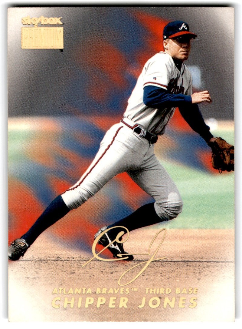 1999 SkyBox Premium Chipper Jones RC Atlanta Braves #167