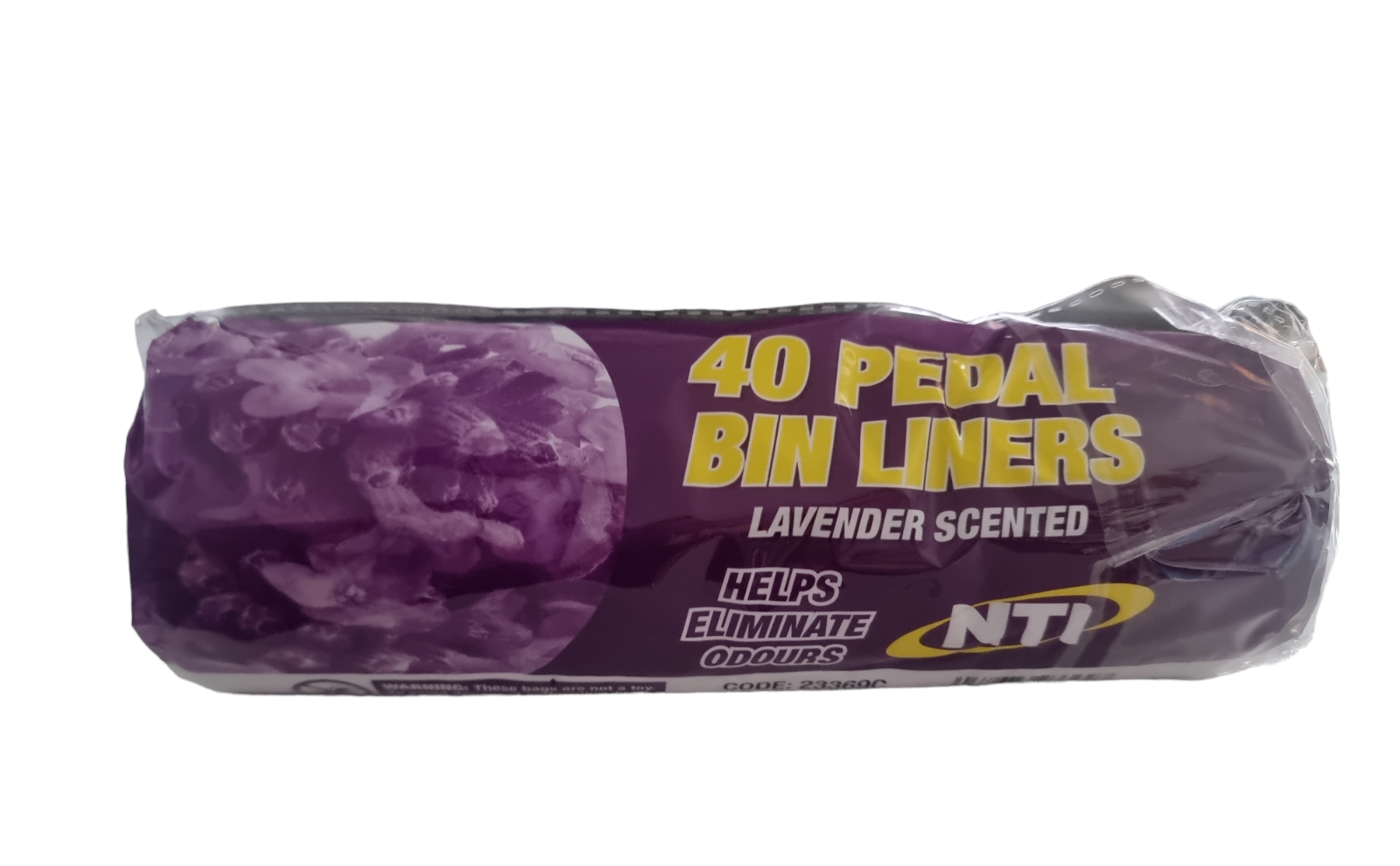 Scented Pedal Bin Liners 20 Litre 40 Pack Tie Handle Bins Bags 45cm X