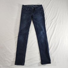 Bullhead Jeans Women  s 24x27 Dark Wash Low-Rise Super Skinny Denim