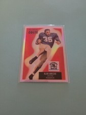 !!!   2001  ALAN AMECHE  BOWMAN CHROME REFRACTOR  FOOTBALL CARD $$
