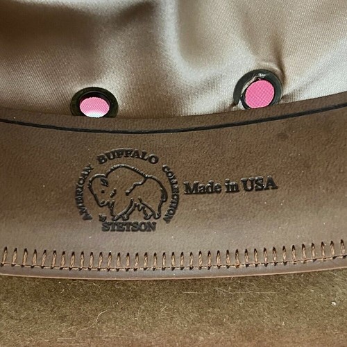 Stetson Cowboy Hat 3XXX American Buffalo Collection Size 55 6 7/8 Original Box - Picture 11 of 13