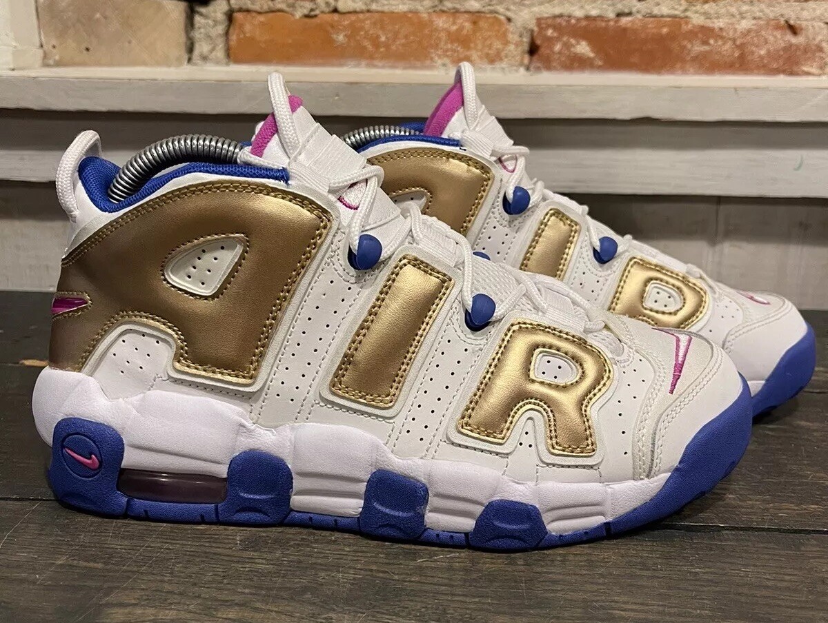 Nike Air More Uptempo Youth Size 7Y Multicolor Athletic Shoe 
