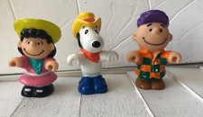 1958/1966 United Feature Syndicate Peanuts Rubber Squeaky Toy Snoopy Charlie