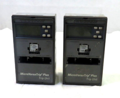 GE MicroVersaTrip Plus Trip Unit A216LI 1600A, Lot of 2, FOR PARTS/ REPAIR