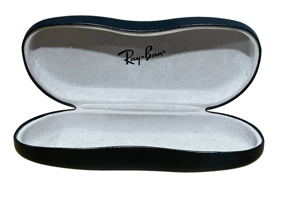 Auténtico Ray Ban Medio Duro Lado Aviador Clamshell Gafas Gafas Gafas de Sol Estuche Foto 2 de 4