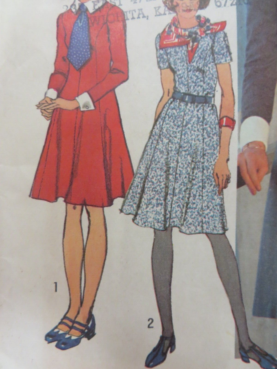 princess seamed dress Vogue Patterns V9167 Misses' Notch-Neck Princess-Seam Dresses