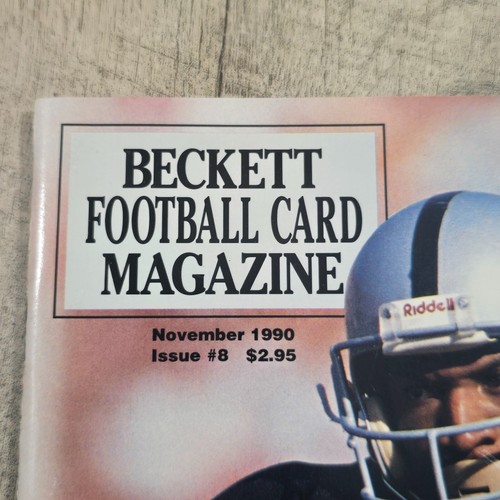 Scheda Calcio Bo Jackson Beckett Mensile Iss. #8 novembre 1990 INDIETRO: Warren Moon - Foto 5 di 6