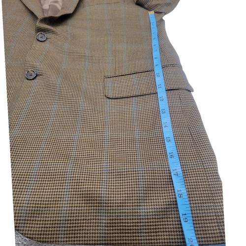 burberry Jacket Mens 44 R Bond Street sport coat houndstooth plaid Career - Picture 13 of 14