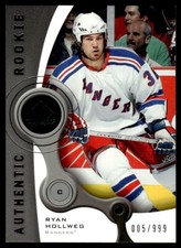 2005-06 SP Game Used Ryan Hollweg Rookie 005/999 New York Rangers #133